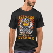 Könige sind im November geboren T-Shirt (Vorderseite)