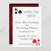 Könige und Königinnen Ankündigung Datum freihalten (Vorne/Hinten)