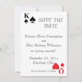 Könige und Königinnen Ankündigung Datum freihalten (Vorderseite)