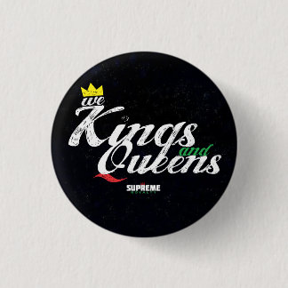 Könige und Queens-Knopf (Pan-Tri Farbe) Button