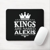 Könige werden Alexis Funny Personalisierter Name J Mousepad (Mit Mouse)