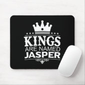 Könige werden Jasper Funny Personalisierter Name J Mousepad (Mit Mouse)