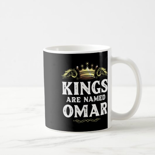 Könige werden Omar-Geschenk lustigen Personalisier Kaffeetasse (Rechts)