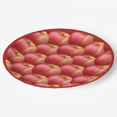 KÖNIGER ROTER APPLE PAPPTELLER (Schrägansicht)