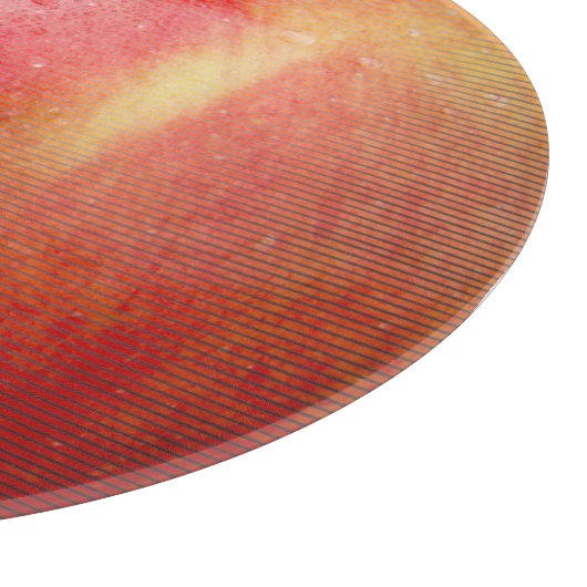 KÖNIGER ROTER APPLE SCHNEIDEBRETT (Ecke)