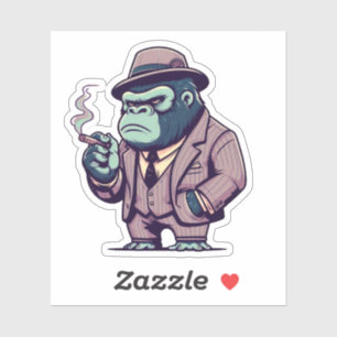 Königgorilla, Mafia Gorilla, Aufkleber