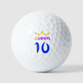 Königin 10 golfball (Vorderseite)