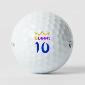 Königin 10 golfball (Vorderseite)