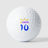 Königin 10 golfball (Vorderseite)