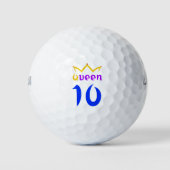 Königin 10 golfball (Vorderseite)