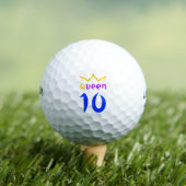 Königin 10 golfball (Insitu T-Shirt)