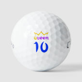 Königin 10 golfball (Vorderseite)