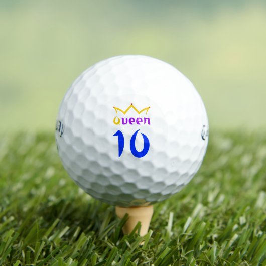 Königin 10 golfball (Insitu T-Shirt)