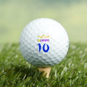 Königin 10 golfball (Insitu T-Shirt)
