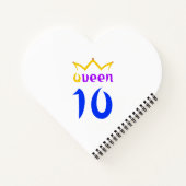 Königin 10 notizblock (Rückseite)