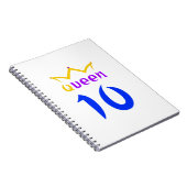 Königin 10 notizblock (Rechte Seite)