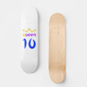 Königin 10 skateboard (Vorderseite)