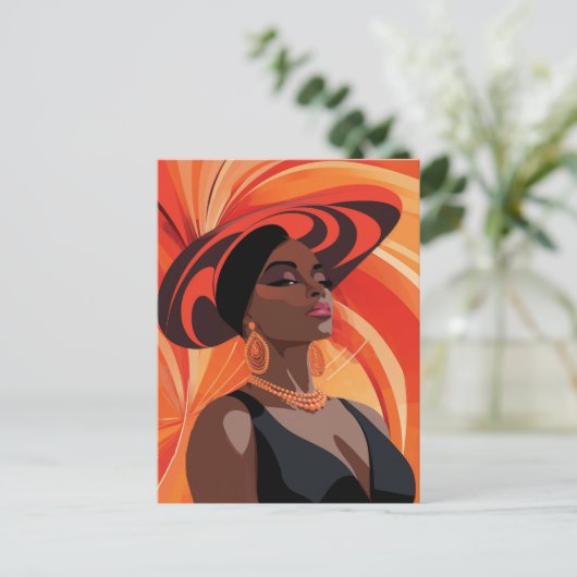 KÖNIGIN #1 POSTKARTE (Stehend Vorderseite)