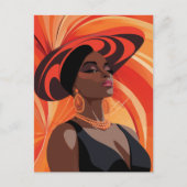 KÖNIGIN #1 POSTKARTE (Vorderseite)