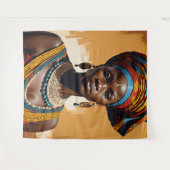 Königin 1 wandteppich (Vorderseite (Horizontal))