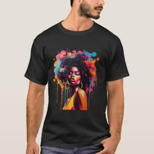 Königin Afro Melanin treibt die Juneteste Afrikani T-Shirt