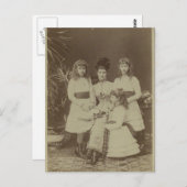 Königin Alexandra mit ihren Töchtern #010UK Postkarte (Vorne/Hinten)