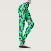 Königin Alexandras Vogelschmetterlingsmuster Leggings (Rechts)