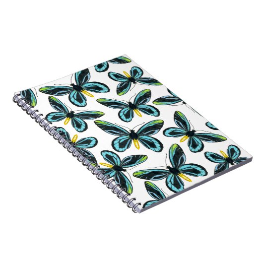 Königin Alexandras Vogelschmetterlingsmuster Notizblock (Rechte Seite)