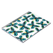 Königin Alexandras Vogelschmetterlingsmuster Notizblock (Linke Seite)