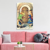 Königin Alice durch das Blickfeld Leinwanddruck (Insitu (Wohnzimmer))