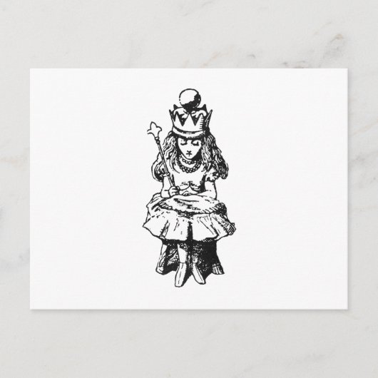 Königin Alice Postkarte (Vorderseite)
