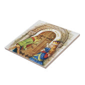 Königin Alice u. der Frosch im Märchenland Fliese (Seite)