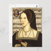 Königin Anne Boleyn - Portrait Postcard Postkarte (Vorne/Hinten)