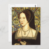 Königin Anne Boleyn - Portrait Postcard Postkarte (Vorne/Hinten)