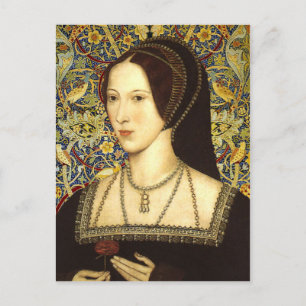 Königin Anne Boleyn - Portrait Postcard Postkarte