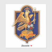 Königin Anne Boleyn Royal Abzeichen White Falcon Aufkleber (Blatt)