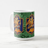 Königin Anne Boleyn Royal Falcon Abzeichen Kaffeetasse (Vorderseite Links)