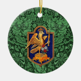 Königin Anne Boleyn Royal Falcon Abzeichen Keramik Ornament