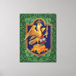 Königin Anne Boleyn Royal Falcon Abzeichen Leinwanddruck