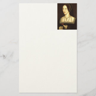 Königin Anne Boleyn stationär Briefpapier