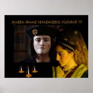 Königin Anne Neville erinnert sich an Richard III Poster