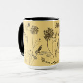 Königin Anne's Lace auf einer Combo-Tasse (15 oz.) Tasse (Vorderseite Links)