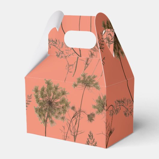 Königin Anne's Lace auf einer Gable-Favor-Box Geschenkschachtel (Vorderseite)