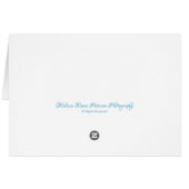 Königin Anne's Lace Custom Happy Birthday Card (Rückseite Horizontal)