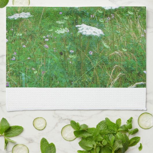 Königin Anne's Lace, Geschirrtuch (Gefaltet)