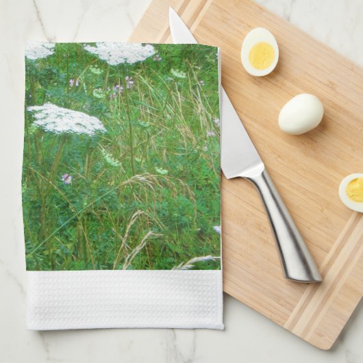 Königin Anne's Lace, Geschirrtuch (Viertel Falte)