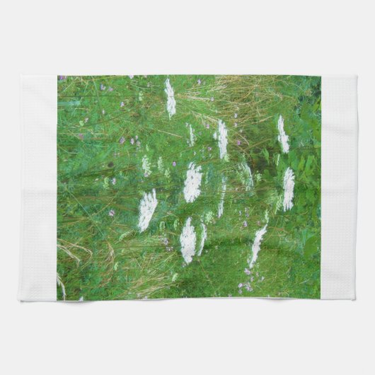 Königin Anne's Lace, Geschirrtuch (Horizontal)