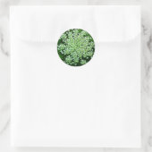 Königin Anne's Lace Runder Aufkleber (Tasche)