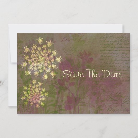 Königin Anne's Lace Save the Date (Vorderseite)