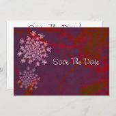 Königin Anne's Lace Save the Date (Vorne/Hinten)